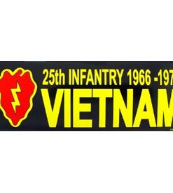 Viet 25th Inf 66-70 Bumper Sticker