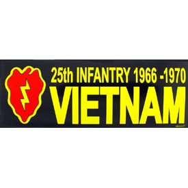 Viet 25th Inf 66-70 Bumper Sticker
