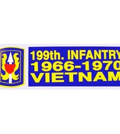 Viet 199th Inf 66-70 Bumper Sticker