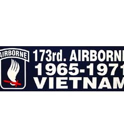 Viet 173rd AB 65-71 Bumper Sticker