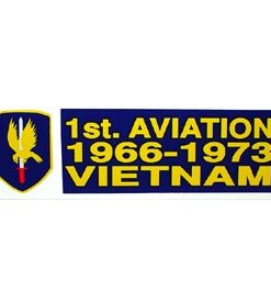 Viet - 1st Aviation Bumper Sticker