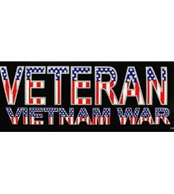 Veteran Vietnam War Bumper Sticker