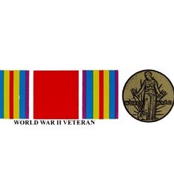 WWII Veteran Bumper Sticker