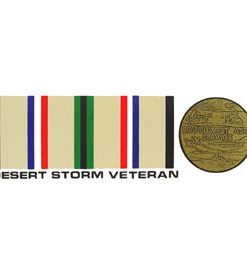 Desert Storm Veteran Bumper Sticker