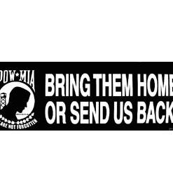 Bring em Home Bumper Sticker