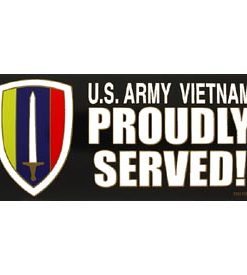 Army Vietnam Bumper Sticker