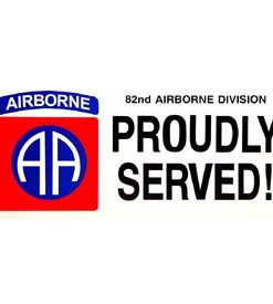 82nd AB Div Bumper Sticker