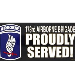 173rd AB BDE Bumper Sticker