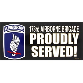 173rd AB BDE Bumper Sticker