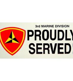 USMC 3rd Marine Bumper Sticker