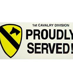 1st Cavalry Div Bumper Sticker
