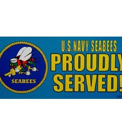 USN Seabees Bumper Sticker