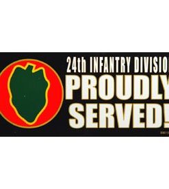 24th Infantry Div Bumper Sticker
