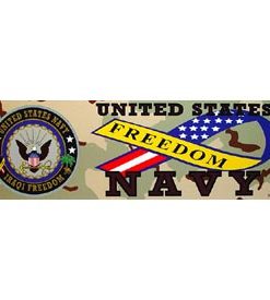 Navy Iraqi Freedom Bumper Sticker