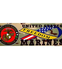 Marines Iraqi Freedom Bumper Sticker