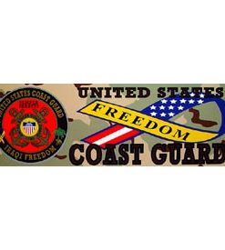 Coast Guard Iraqi Freedom Bumper Sticker