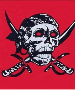 Caribbean Pirate 3x5ft Poly Flag