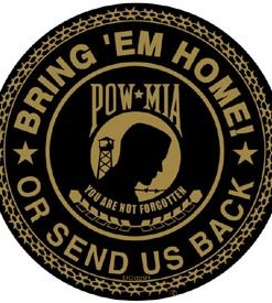 POW MIA. 3"