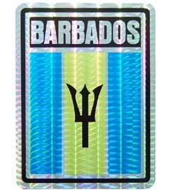 Barbados Reflective Decal
