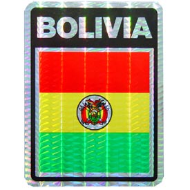 Bolivia Reflective Decal