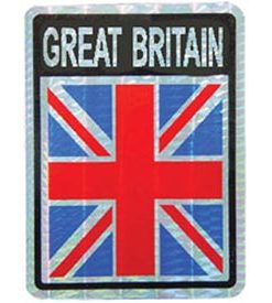 Great britain Reflective Decal