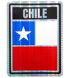 Chile Reflective Decal