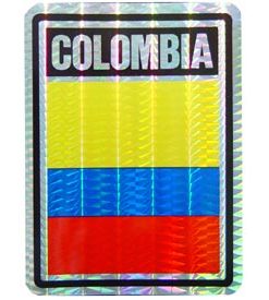 Colombia Reflective Decal