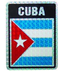Cuba Reflective Decal