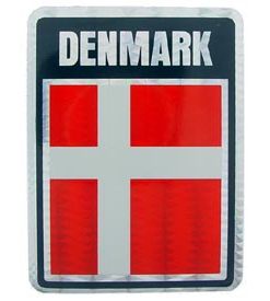 Denmark Reflective Decal