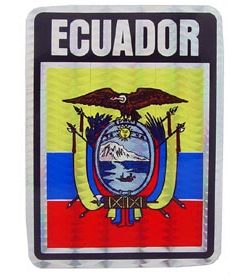 Ecuador Reflective Decal