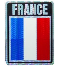 France Reflective Decal
