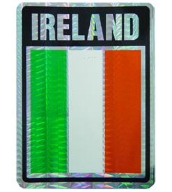 Ireland Reflective Decal