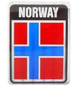 Norway Reflective Decal