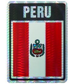 Peru Reflective Decal