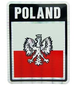 Poland Reflective Decal