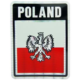 Poland Reflective Decal