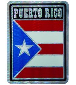 Puerto Rico Reflective Decal