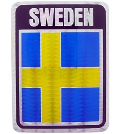 Sweden Reflective Decal