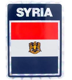 Syria Reflective Decal