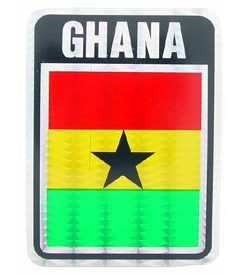 Ghana Reflective Decal