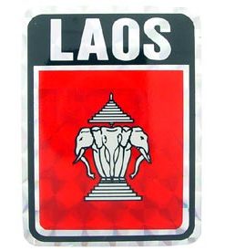 Laos Reflective Decal