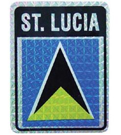 St Lucia Reflective Decal