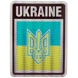 Ukraine Reflective Decal