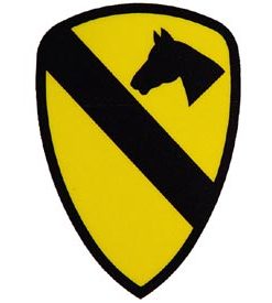 1st Cav Window Sticker