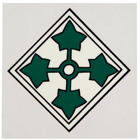 4th Inf Window Sticker