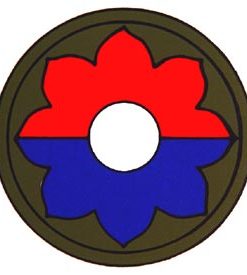 9th Inf  Window Sticker