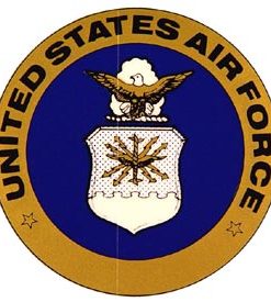 USAF Logo Window Sticker