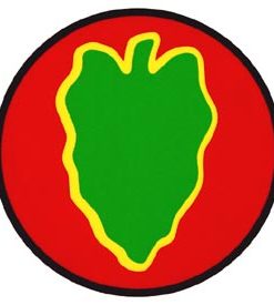 24th Inf Div Window Sticker