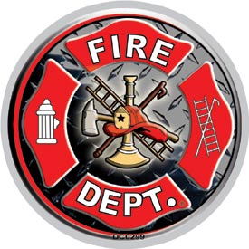 Fire Dept Window Sticker