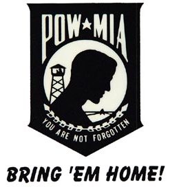 POW MIA Window Sticker